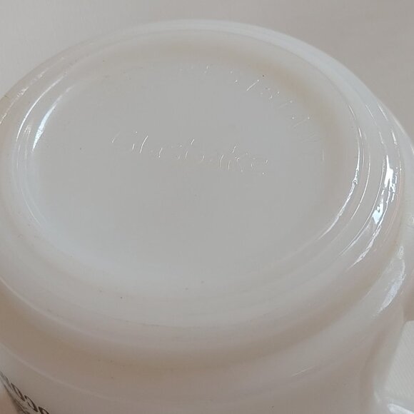 VINTAGE Glasbake Milk Glass Mug CN RAIL Purchases and Stores Great Lakes… - Picture 8 of 8
